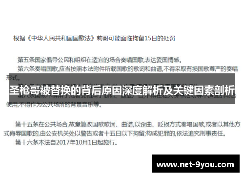 圣枪哥被替换的背后原因深度解析及关键因素剖析
